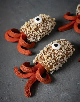 Mini Pancitos Proteicos de Pulpos Hambrientos