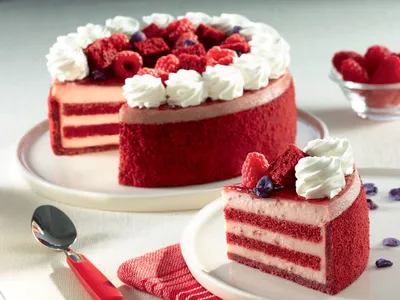 Tegral Satin Red Velvet Layer Cake